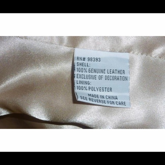 PAMELA McCoy Leather Snakeskin Pattern jacket NEW - Picture 7 of 7